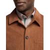 imagePaul Fredrick Mens Microfiber Corduroy Shirt Jacket Brown XX Large