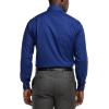 imagePaul Fredrick Mens Tailored Fit Comfort Stretch NonIron Solid Dress Shirt