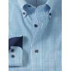 imagePaul Fredrick Mens Tailored Fit NonIron Cotton Check Dress Shirt