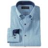 imagePaul Fredrick Mens Tailored Fit NonIron Cotton Check Dress Shirt
