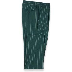 imagePaul Fredrick Mens Wool Stretch Stripe Single Pleat Suit Pants