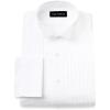 imagePaul Fredrick Mens Classic Fit NonIron Cotton Tuxedo ShirtWhite