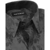 imagePaul Fredrick Mens Classic Fit Comfort Stretch NonIron Botanical Dress Shirt