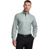 imagePaul Fredrick Mens Slim Fit Comfort Stretch NonIron Plaid Dress Shirt