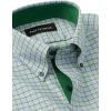 imagePaul Fredrick Mens Slim Fit Comfort Stretch NonIron Plaid Dress Shirt