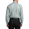 imagePaul Fredrick Mens Slim Fit Comfort Stretch NonIron Plaid Dress Shirt