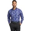 imagePaul Fredrick Mens Classic Fit Performance Stretch Check Casual Shirt