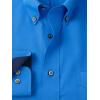 imagePaul Fredrick Mens Tailored Fit NonIron Cotton Solid Dress Shirt