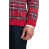 image:imagePaul Fredrick Mens Cotton Quarter Zip Mock Neck Sweater