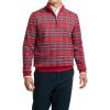 image:imagePaul Fredrick Mens Cotton Quarter Zip Mock Neck Sweater