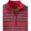 image:imagePaul Fredrick Mens Cotton Quarter Zip Mock Neck Sweater