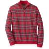 image:imagePaul Fredrick Mens Cotton Quarter Zip Mock Neck Sweater