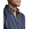 image:imagePaul Fredrick Mens Classic Fit Cotton Stripe Point Collar Casual Shirt