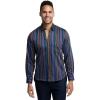 image:imagePaul Fredrick Mens Classic Fit Cotton Stripe Point Collar Casual Shirt
