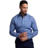 image:imagePaul Fredrick Mens Classic Fit NonIron Cotton Geometric Dress Shirt