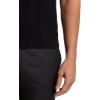 image:imagePaul Fredrick Mens Cotton Crochet VNeck PoloBlack