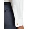 image:imagePaul Fredrick Mens NonIron 2Ply Cotton Twill Windsor Spread Dress ShirtWhite