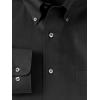 image:imagePaul Fredrick Mens NonIron 2ply Cotton Button Down Collar Dress Shirt Black 19 Neck 37 Sleeve