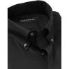 image:imagePaul Fredrick Mens NonIron 2ply Cotton Button Down Collar Dress Shirt Black 19 Neck 37 Sleeve