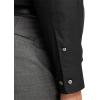 image:imagePaul Fredrick Mens NonIron 2ply Cotton Button Down Collar Dress Shirt Black 19 Neck 37 Sleeve
