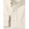 image:imagePaul Fredrick Mens NonIron 2ply Cotton Button Down Collar Dress ShirtEcru