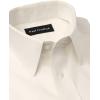 image:imagePaul Fredrick Mens NonIron 2ply Cotton Straight Collar Dress ShirtEcru
