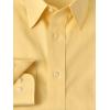 image:imagePaul Fredrick Mens NonIron 2ply Cotton Straight Collar Dress ShirtYellow