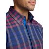 image:imagePaul Fredrick Mens Slim Fit Cotton Plaid Point Collar Casual Shirt
