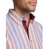 image:imagePaul Fredrick Mens Slim Fit Cotton Stripe Point Collar Casual Shirt