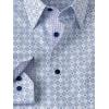 image:imagePaul Fredrick Mens Slim Fit NonIron Cotton Geometric Dress Shirt
