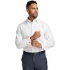 image:imagePaul Fredrick Mens Tailored Fit NonIron Solid Color Herringbone Dress Shirt