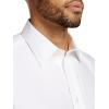 image:imagePaul Fredrick Mens Tailored Fit NonIron Solid Color Herringbone Dress Shirt