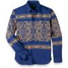 image:imagePaul Fredrick Mens Slim Fit Cotton Paisley Point Collar Casual Shirt