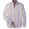 image:imagePaul Fredrick Mens Slim Fit Cotton Stripe Point Collar Casual Shirt
