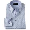 image:imagePaul Fredrick Mens Slim Fit NonIron Cotton Geometric Dress Shirt