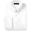 image:imagePaul Fredrick Mens Slim Fit NonIron Cotton Solid Snap Tab Collar Dress ShirtWhite