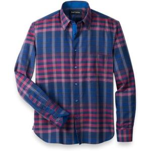 image:imagePaul Fredrick Mens Classic Fit Cotton Plaid Point Collar Casual Shirt