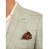 image:imagePaul Fredrick Mens Plaid Single Breasted Peak Lapel Sport Coat