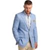 image:imagePaul Fredrick Mens Windowpane Linen Single Breasted Notch Lapel Sport Coat