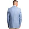 image:imagePaul Fredrick Mens Windowpane Linen Single Breasted Notch Lapel Sport Coat
