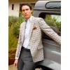image:imagePaul Fredrick Mens Wool Gingham Single Breasted Notch Lapel Sport Coat