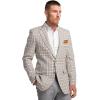 image:imagePaul Fredrick Mens Wool Gingham Single Breasted Notch Lapel Sport Coat