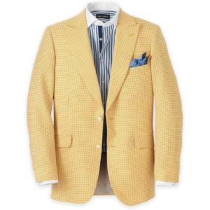 image:imagePaul Fredrick Mens Houndstooth Wool Single Breasted Peak Lapel Sport Coat