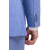 image:imagePaul Fredrick Mens Wool Blend Double Breasted Pinstripe Peak Lapel Suit