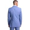 image:imagePaul Fredrick Mens Wool Blend Double Breasted Pinstripe Peak Lapel Suit
