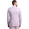 image:imagePaul Fredrick Mens Wool Blend Houndstooth Double Breasted Peak Lapel Suit