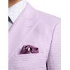 image:imagePaul Fredrick Mens Wool Blend Houndstooth Double Breasted Peak Lapel Suit