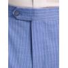 image:imagePaul Fredrick Mens Wool Blend Pindstripe Single Pleat Suit Pant