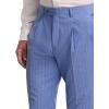 image:imagePaul Fredrick Mens Wool Blend Pindstripe Single Pleat Suit Pant