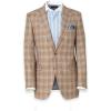 image:imagePaul Fredrick Mens Wool Blend Plaid Single Breasted Notch Lapel Suit